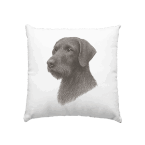 Deutsch Drahthaar Kissen – Geschenk für Jäger & Hundefreunde (40x40 cm)