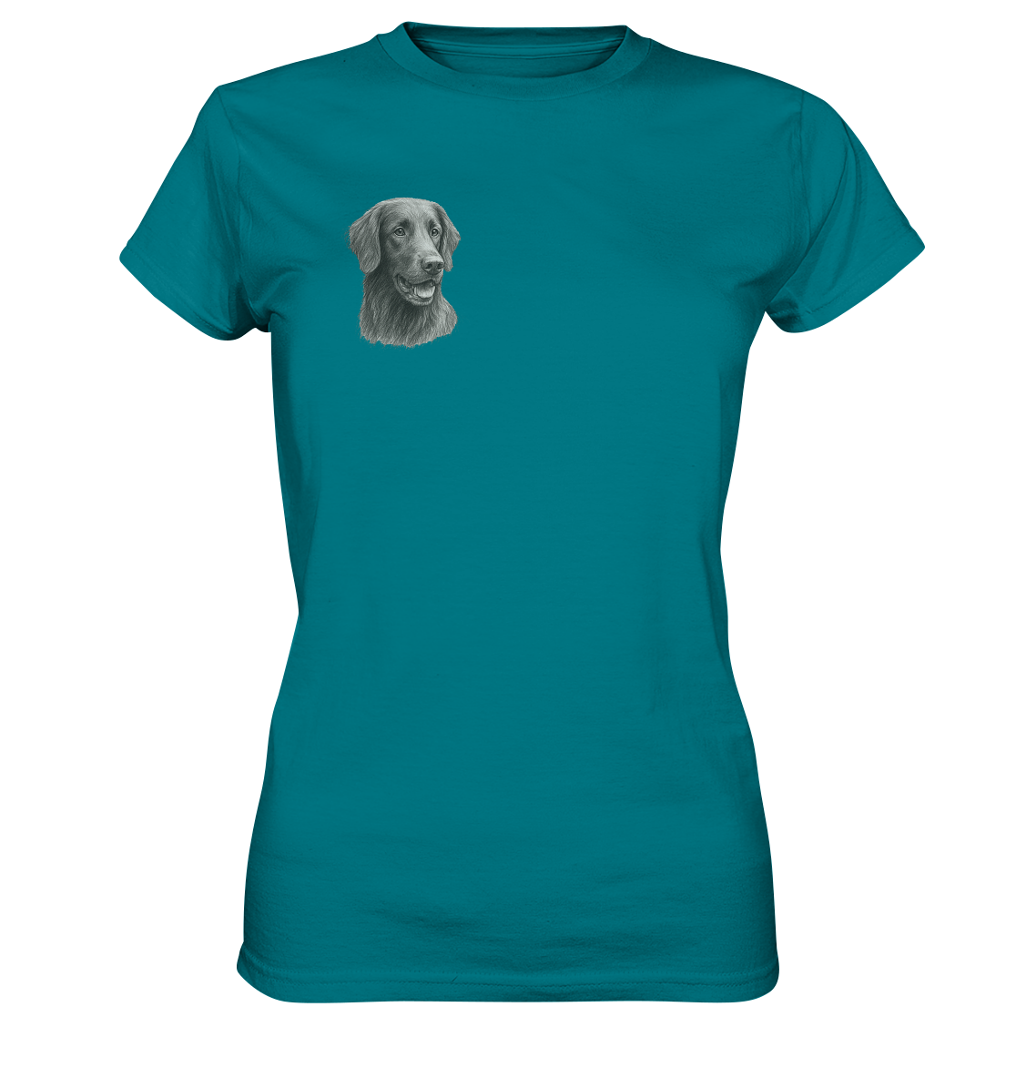 Premium Damen T-Shirt Flat Coated Retriever – Für stilvolle Hundefreunde – Bild 4