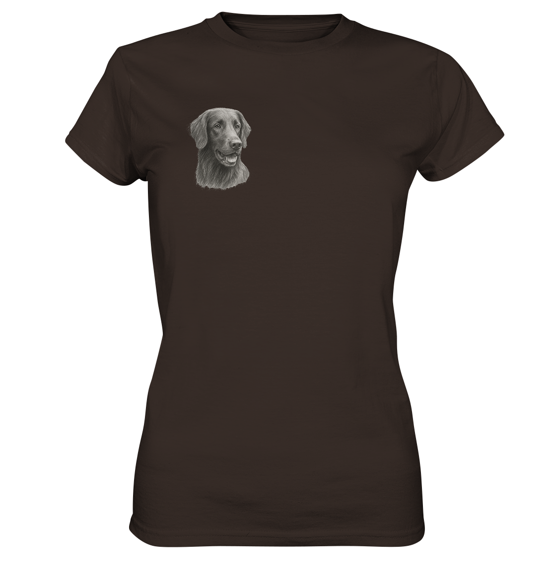 Premium Damen T-Shirt Flat Coated Retriever – Für stilvolle Hundefreunde – Bild 2