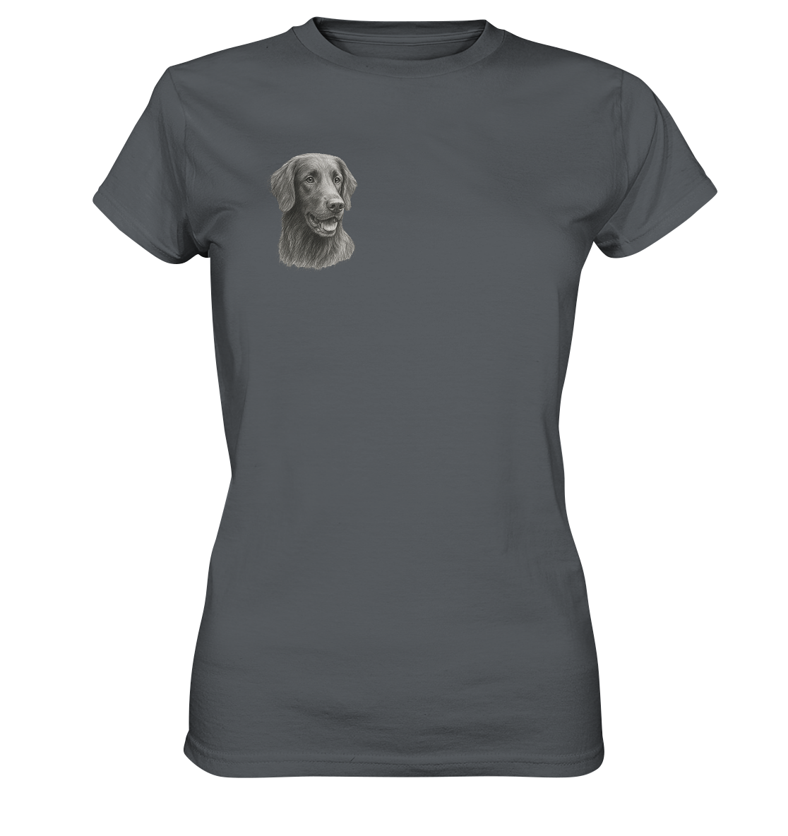 Premium Damen T-Shirt Flat Coated Retriever – Für stilvolle Hundefreunde – Bild 3