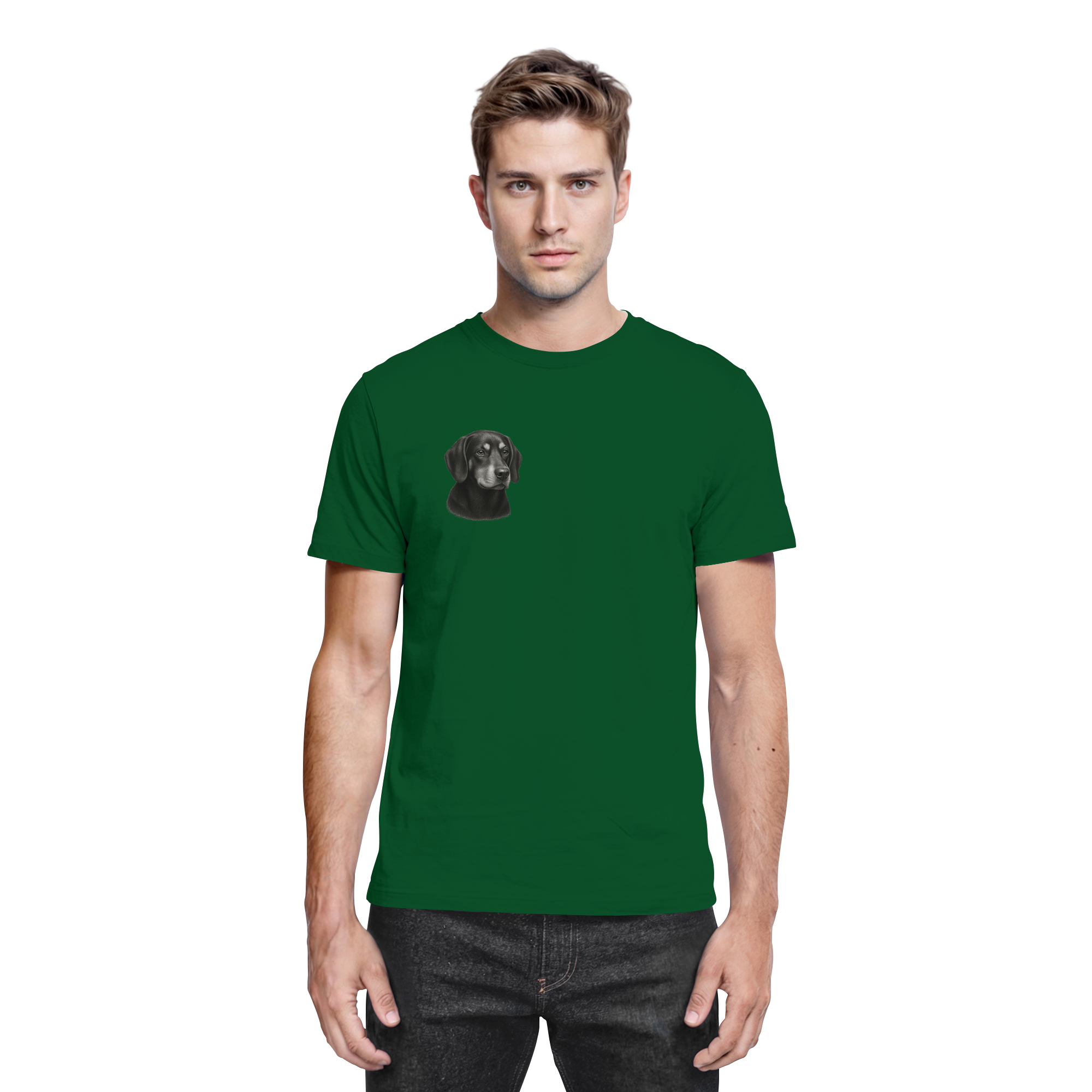 Premium Herren T-Shirt Alpenländische Dachsbracke – Jagdhund Shirt für Jäger – Bild 4