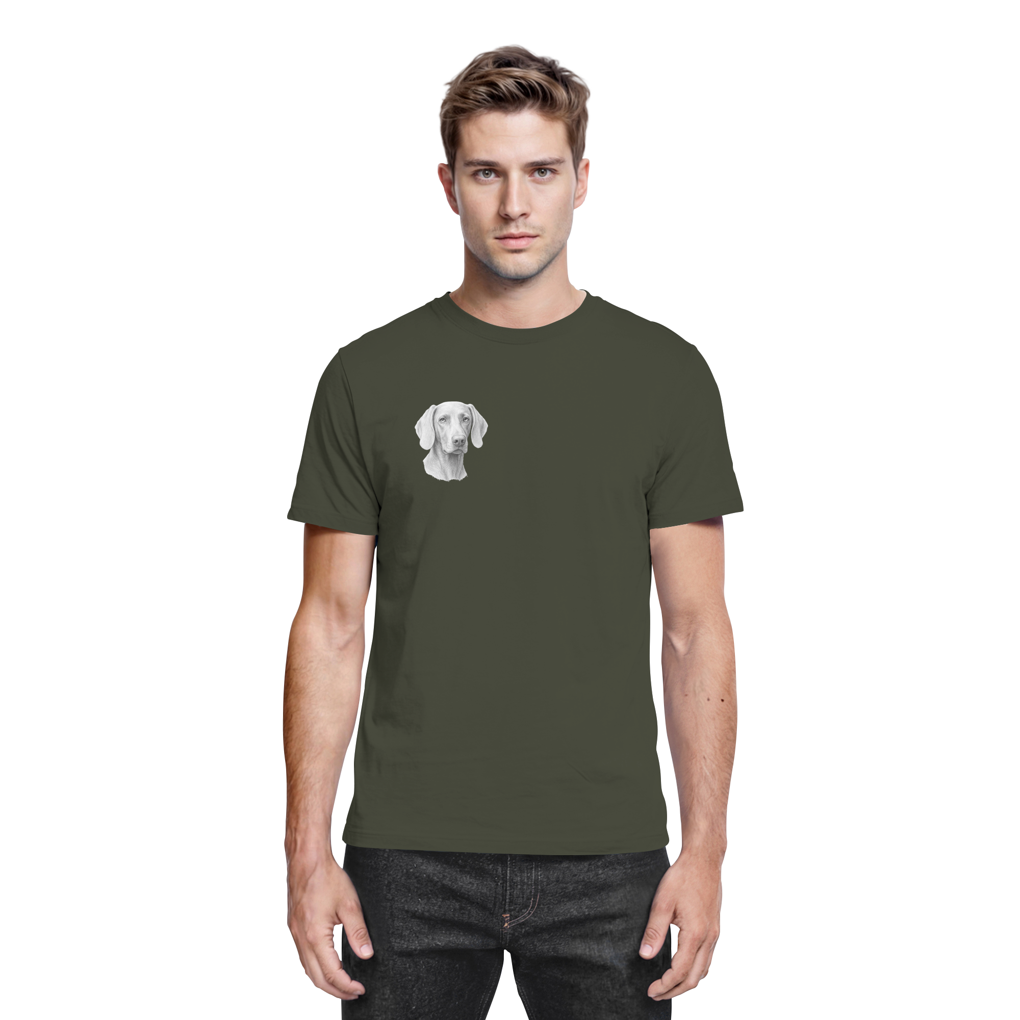 Premium Herren T-Shirt Weimaraner – Jagdhund Shirt – Bild 14